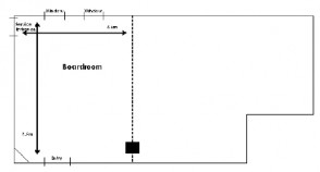 Boardroom Floor Plan - Conference, Meeting, Function Venues in Perth - Goodearth Hotel Perth