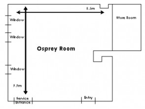 Osprey Room Floor Plan - Conference, Meeting, Function Venues in Perth - Goodearth Hotel Perth
